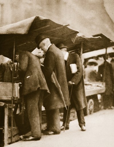 Een boekenstalletje op Farringdon Road Market door English Photographer